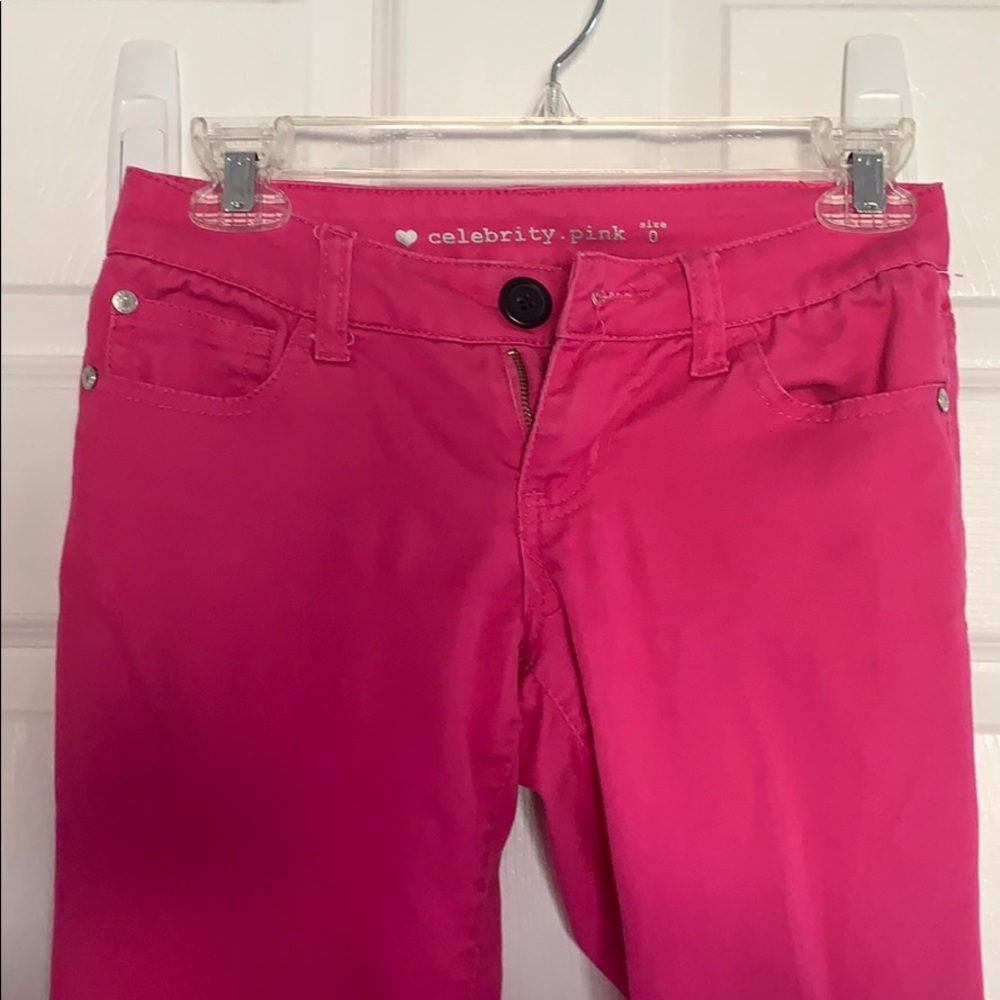 Never worn pink jeans